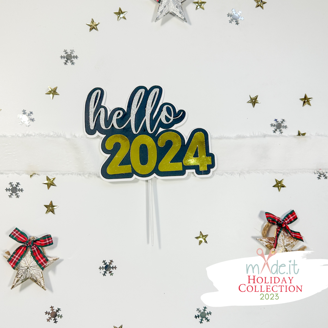 2024 New Years Cake Topper