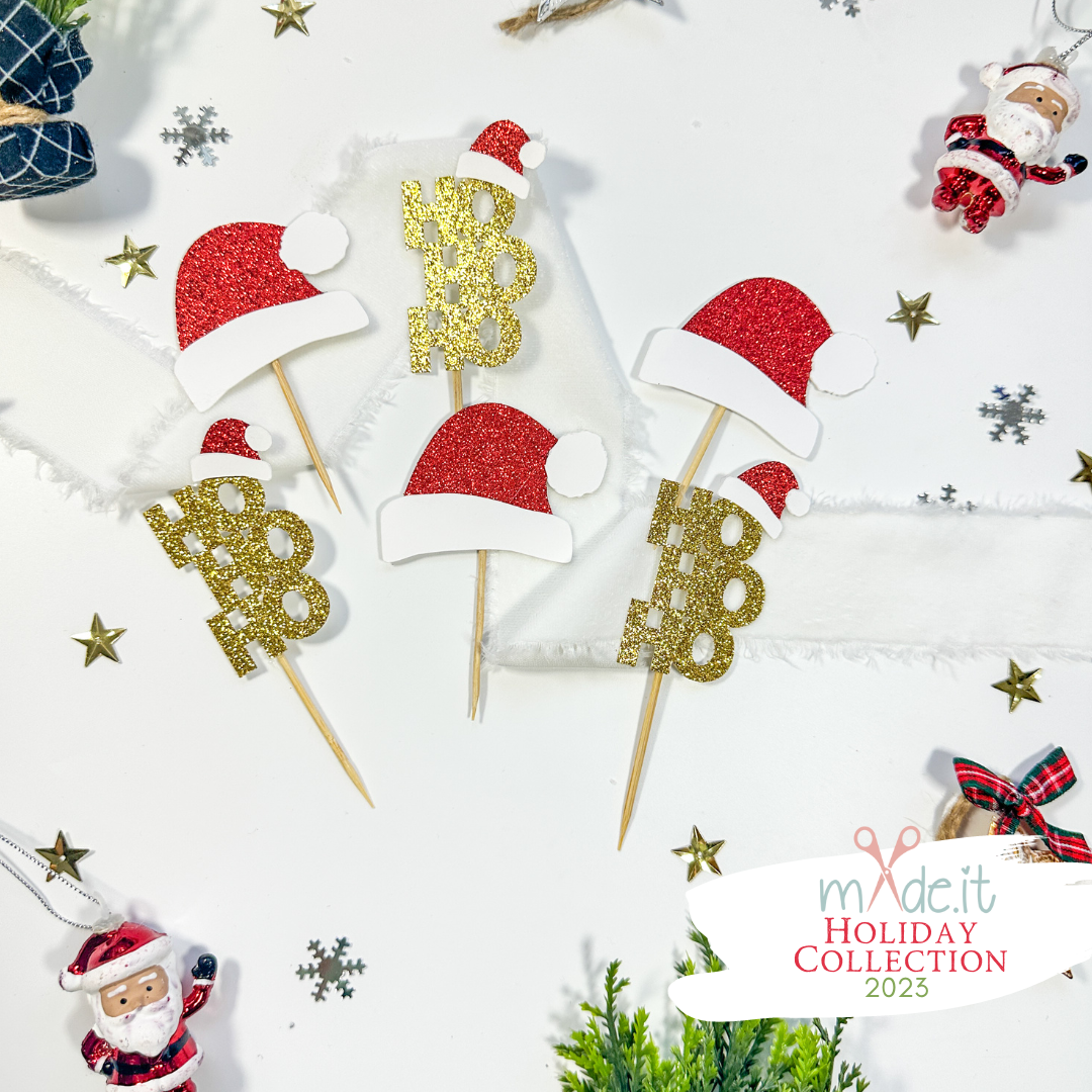 Mix & Match Christmas Cupcake Toppers