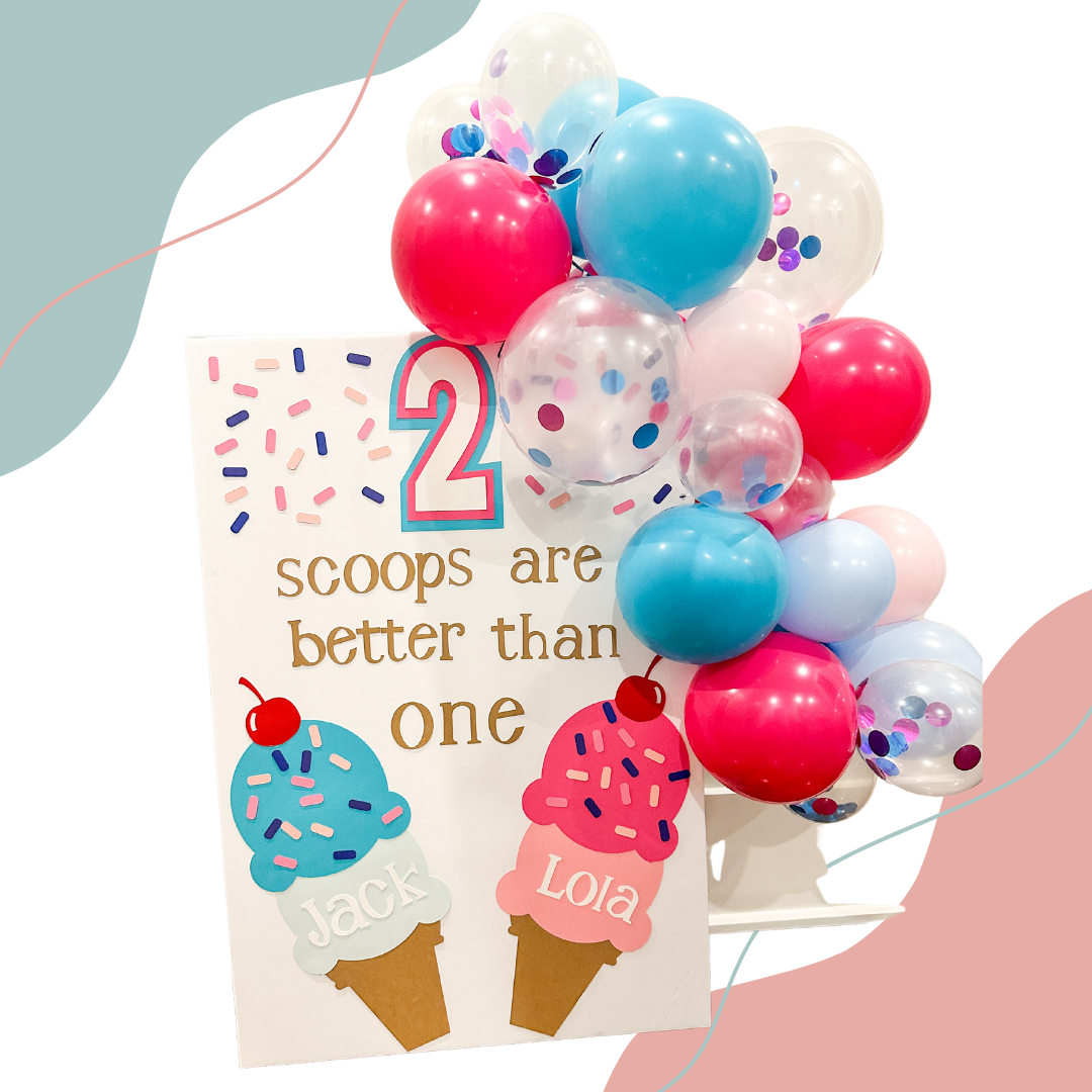 Ice Cream Welcome/Birthday Sign