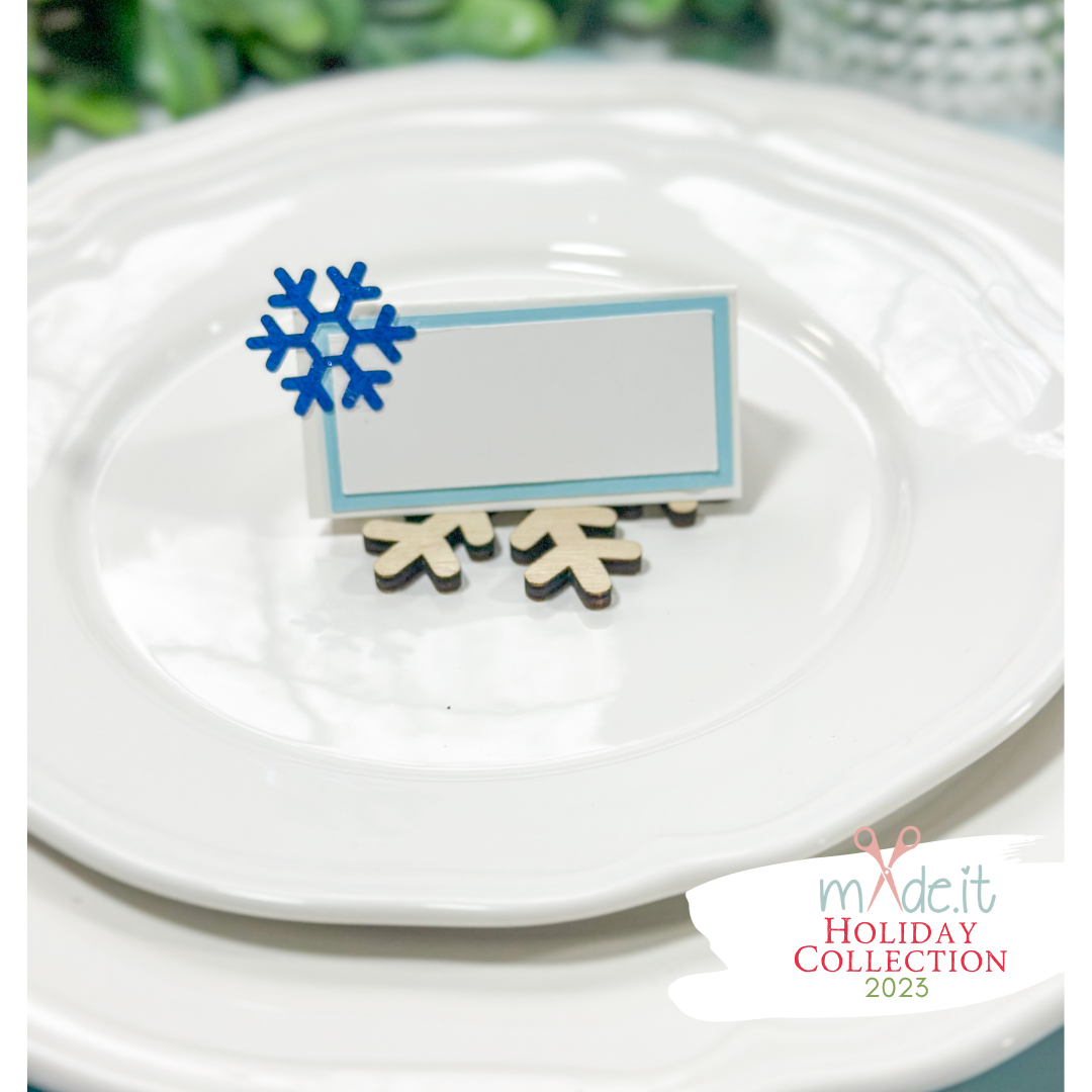 Snowflake Place Cards