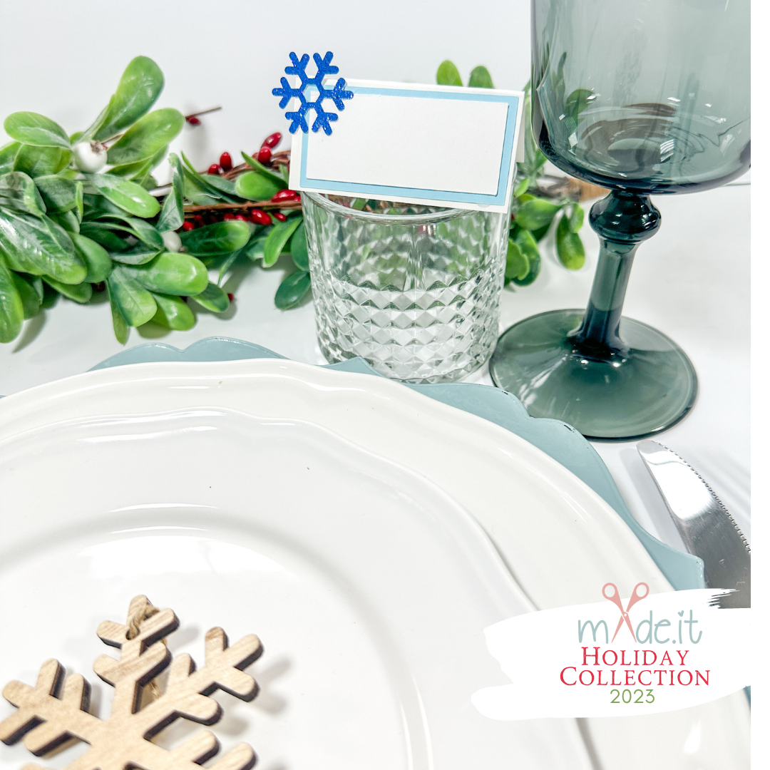 Snowflake Place Cards