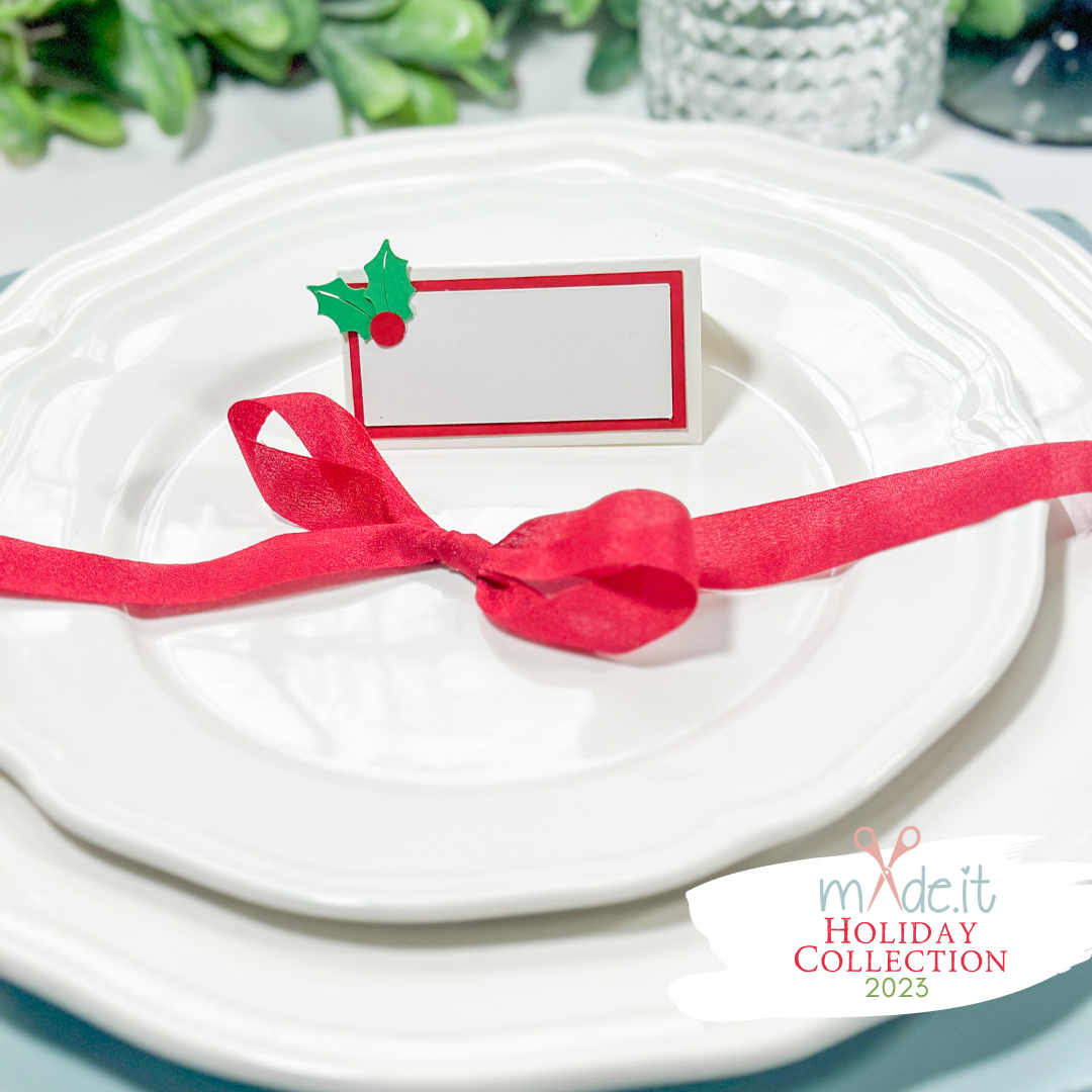 Holly Place Cards