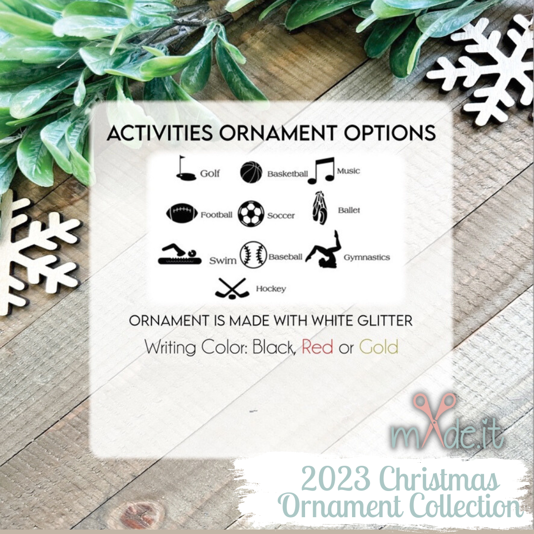 Activities Ornament