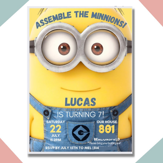 Minion Invitation