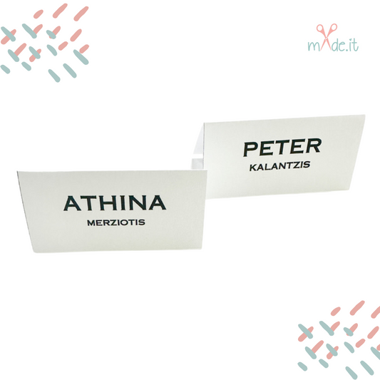 Simple Modern Place Cards