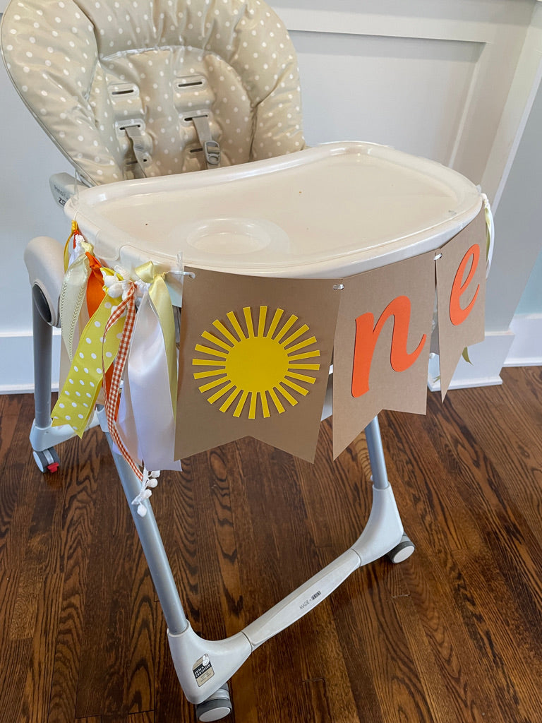 Custom High Chair Banner