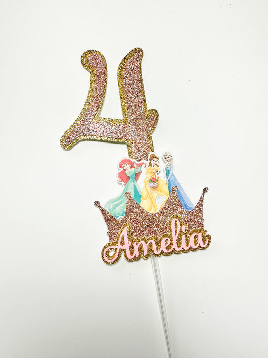 Princess Layered Cake topper