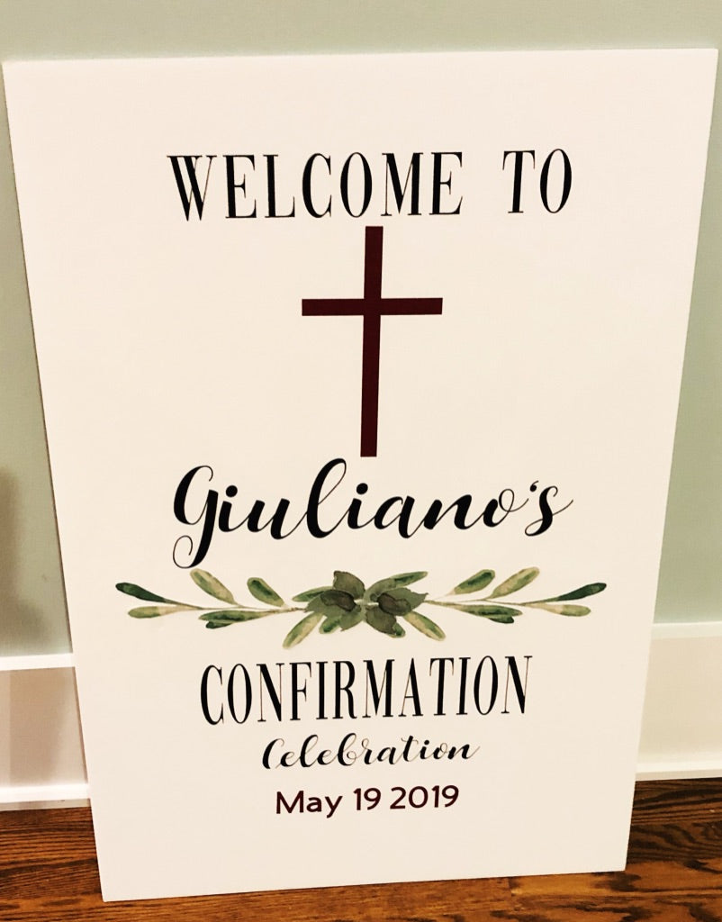 Custom Welcome Sign