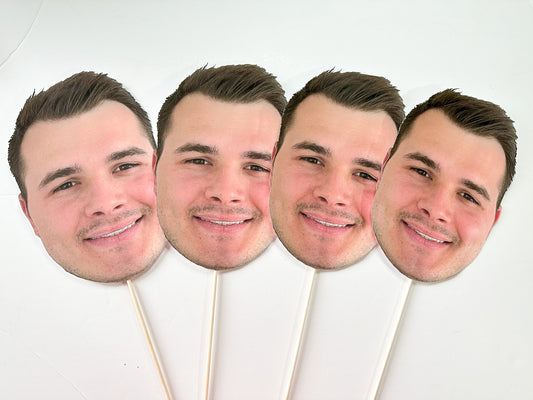 Face on a stick