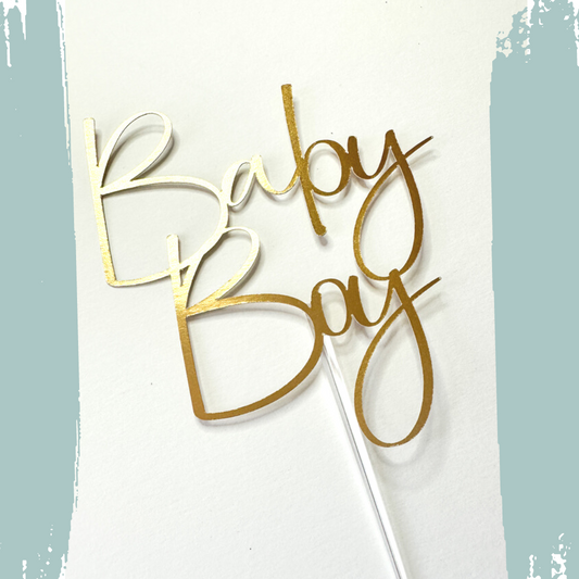 Baby Boy Cake Topper