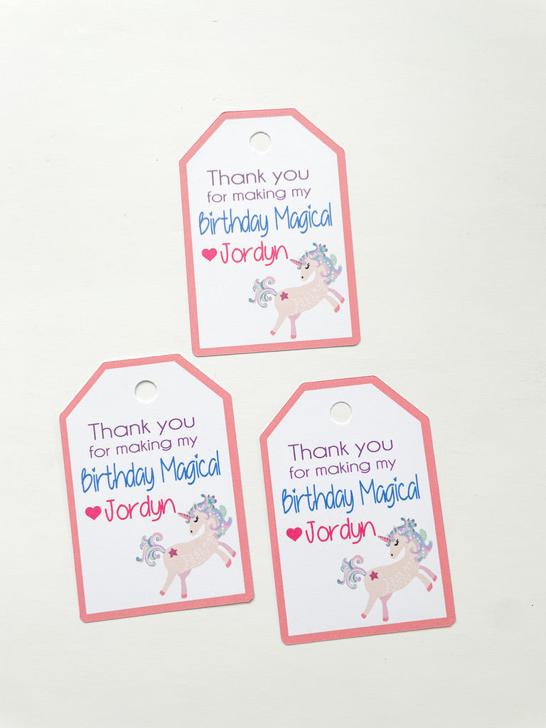 Custom Thank You Tags