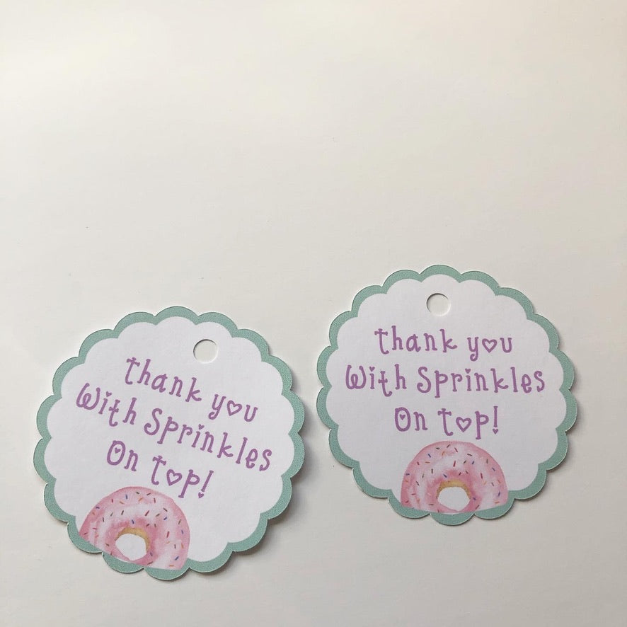 Custom Thank You Tags