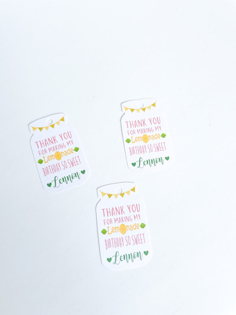 Custom Thank You Tags