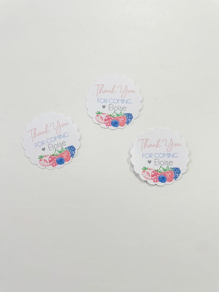 Custom Thank You Tags