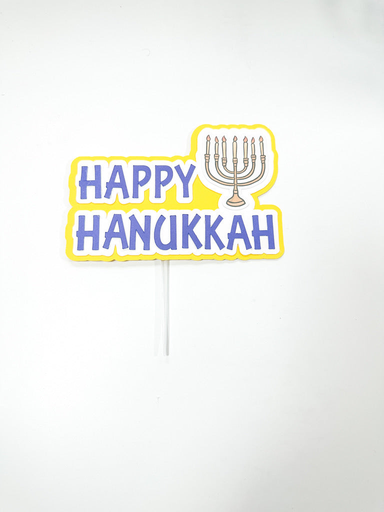 Hanukkah Cake Topper