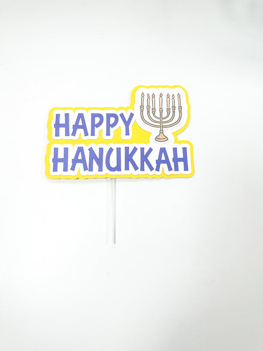 Hanukkah Cake Topper