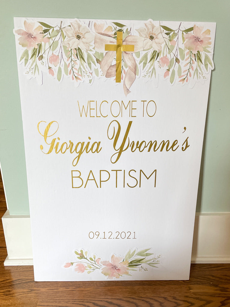 Custom Welcome Sign