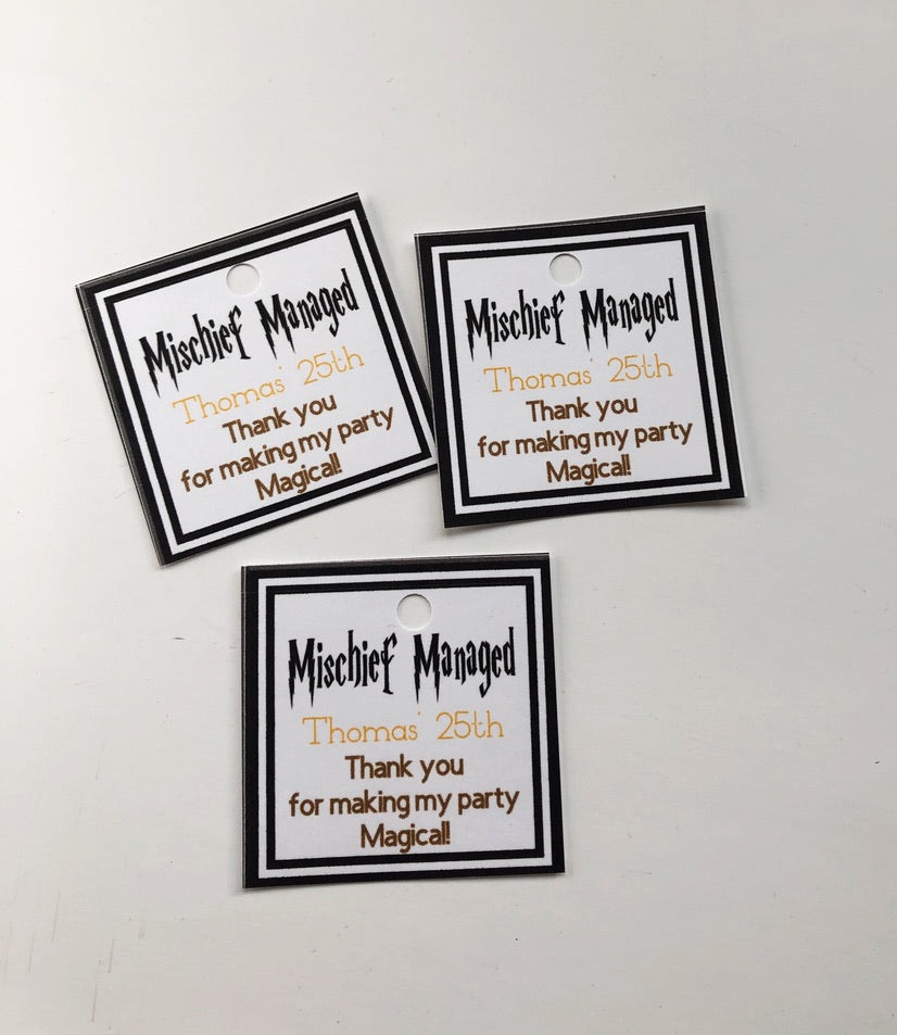 Custom Thank You Tags