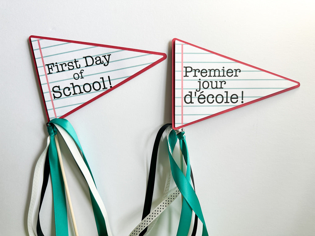 First Day of School Flag