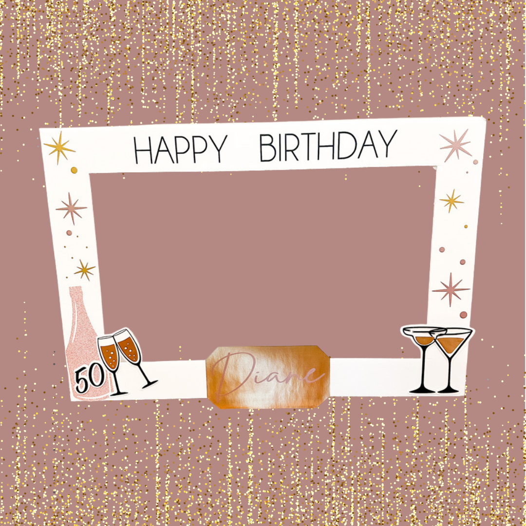 Champagne Adult Selfie Frame