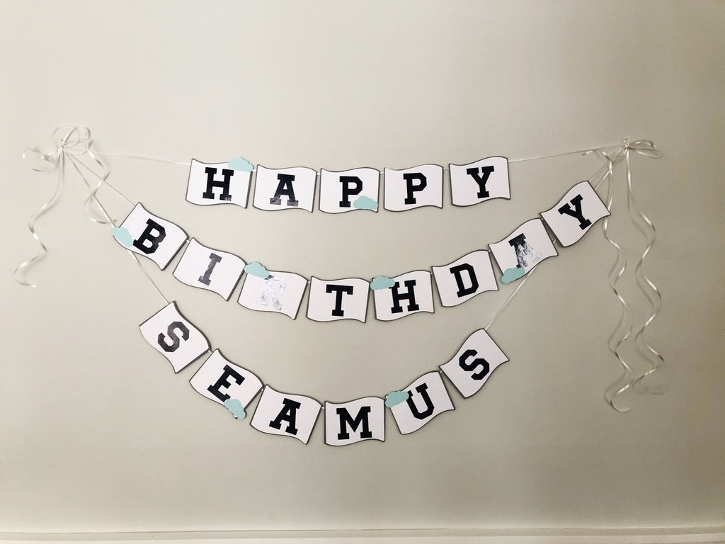 Time Flies Birthday Banner