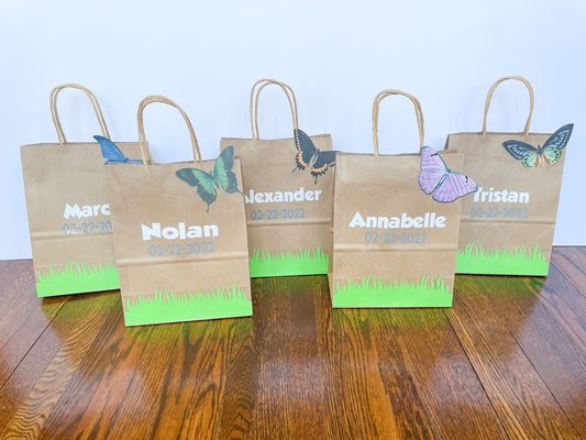 Butterfly Personalized Gift Bags