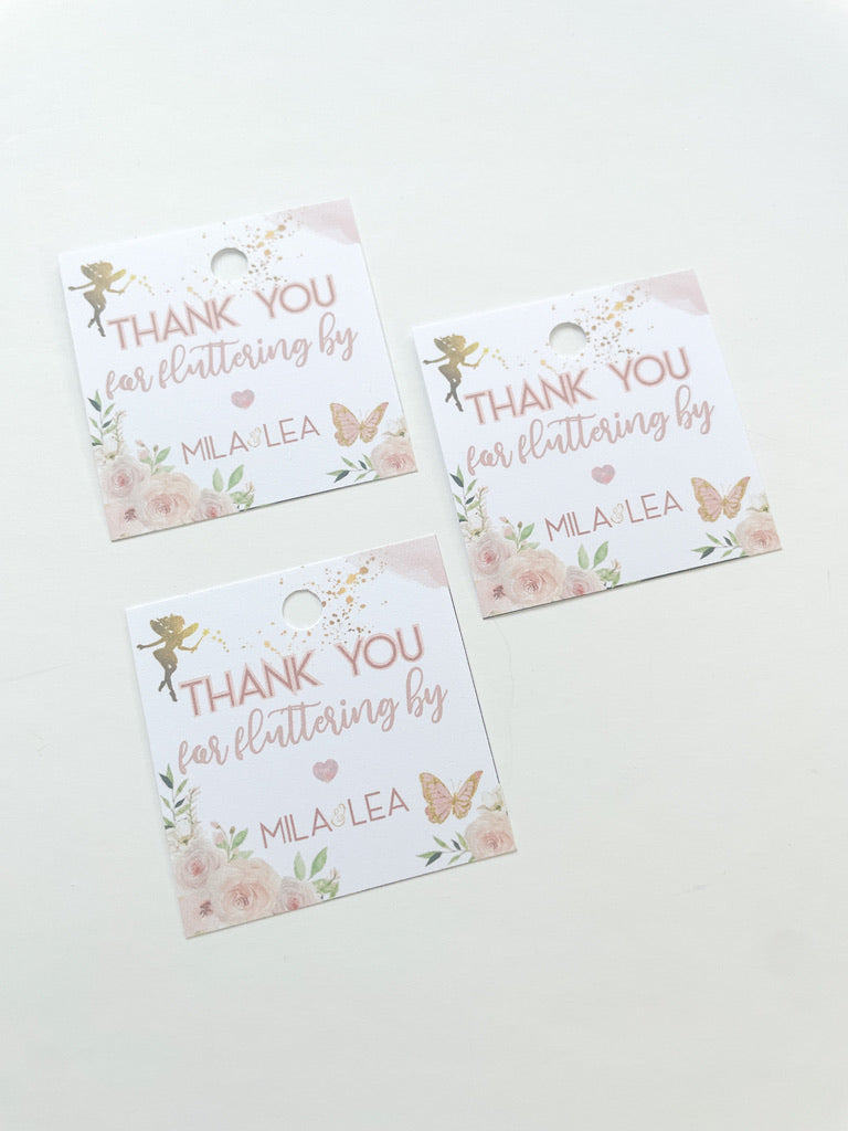 Fairy Thank you Tag