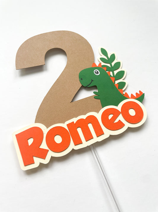 Dinosaur Cake topper