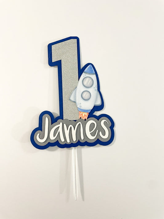 Space Cake Topper