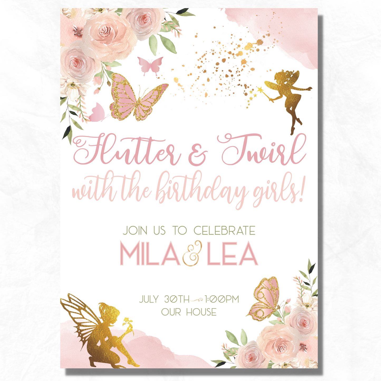 Fairy Birthday Invitation