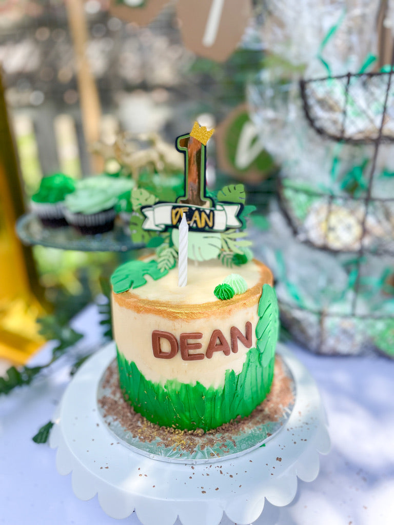 Safari Jungle Cake Topper