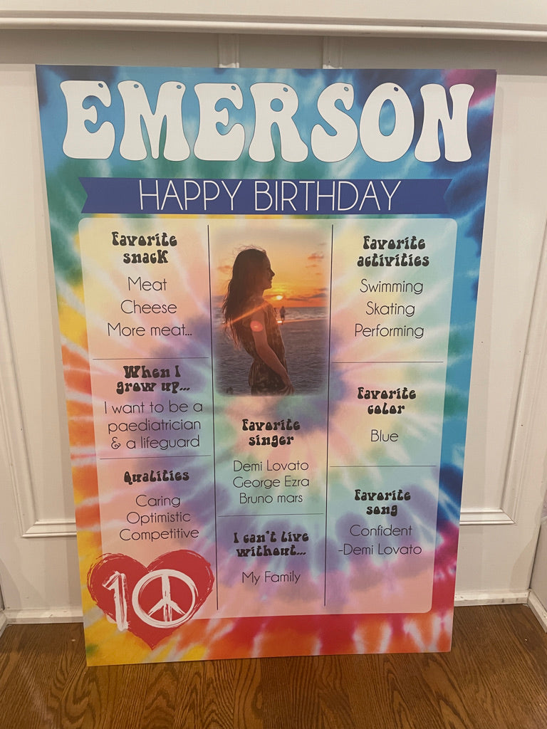 Groovy Milestone Poster