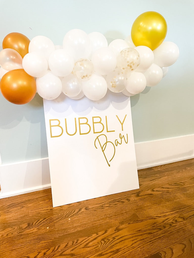 Bubbly Bar Sign